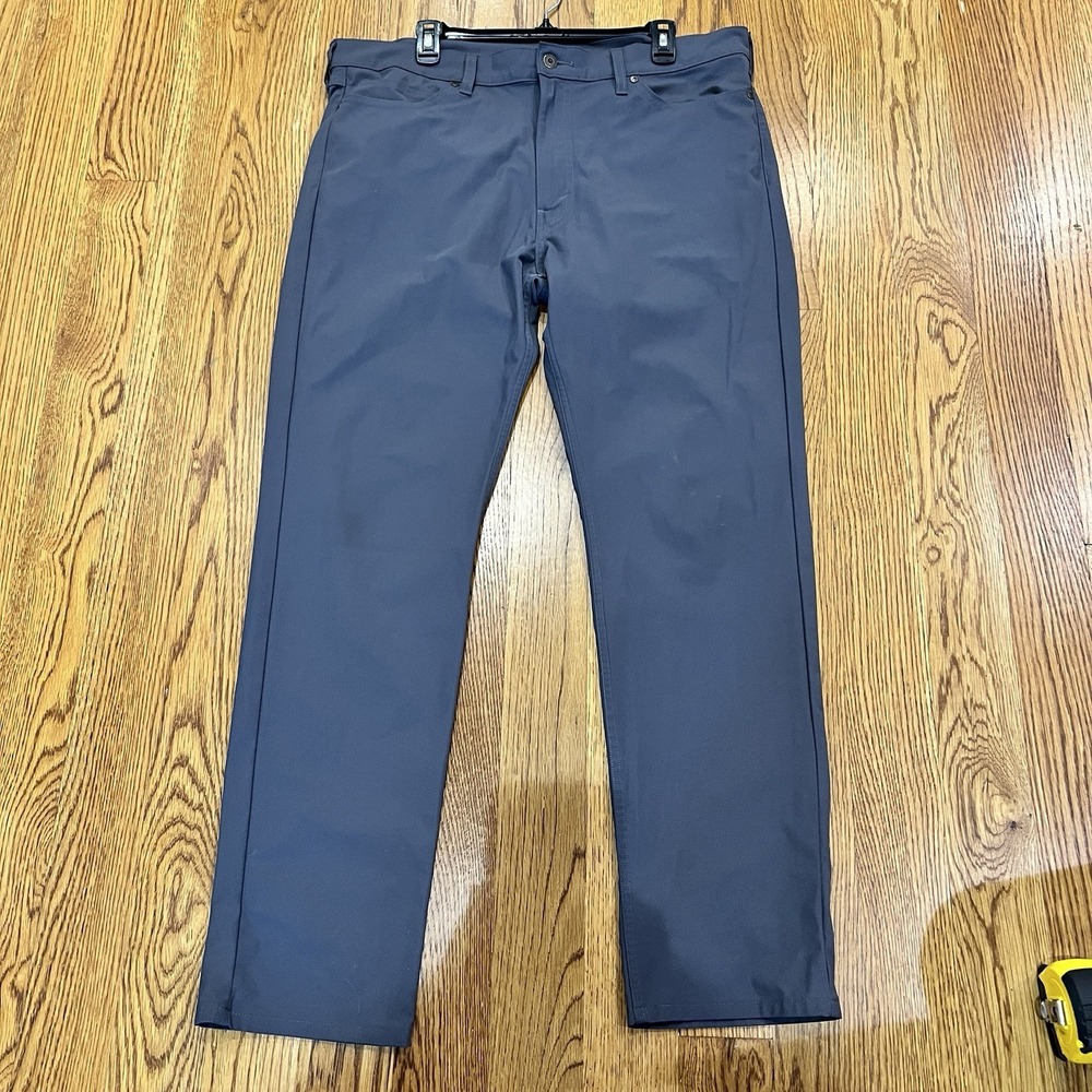 Levis 511 Gray Performance Tech Stretch Pants Men 38x30 Tech Modern